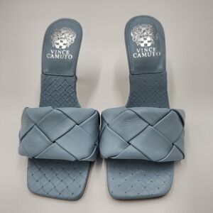 Vince Camuto‎ Quilted Blue Sandals Size 6.5